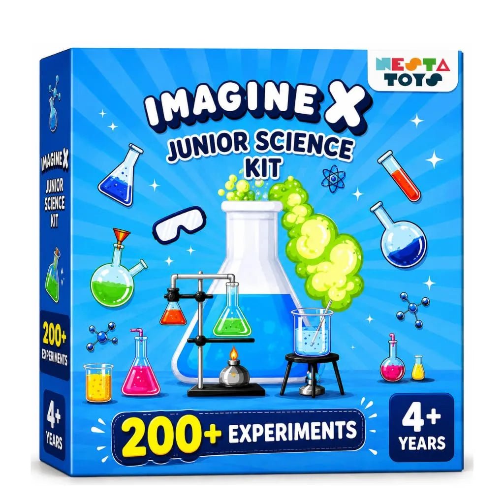 Junior Chemistry Lab Kit - Safe & Fun Science Experiments for Kids - NESTA TOYS