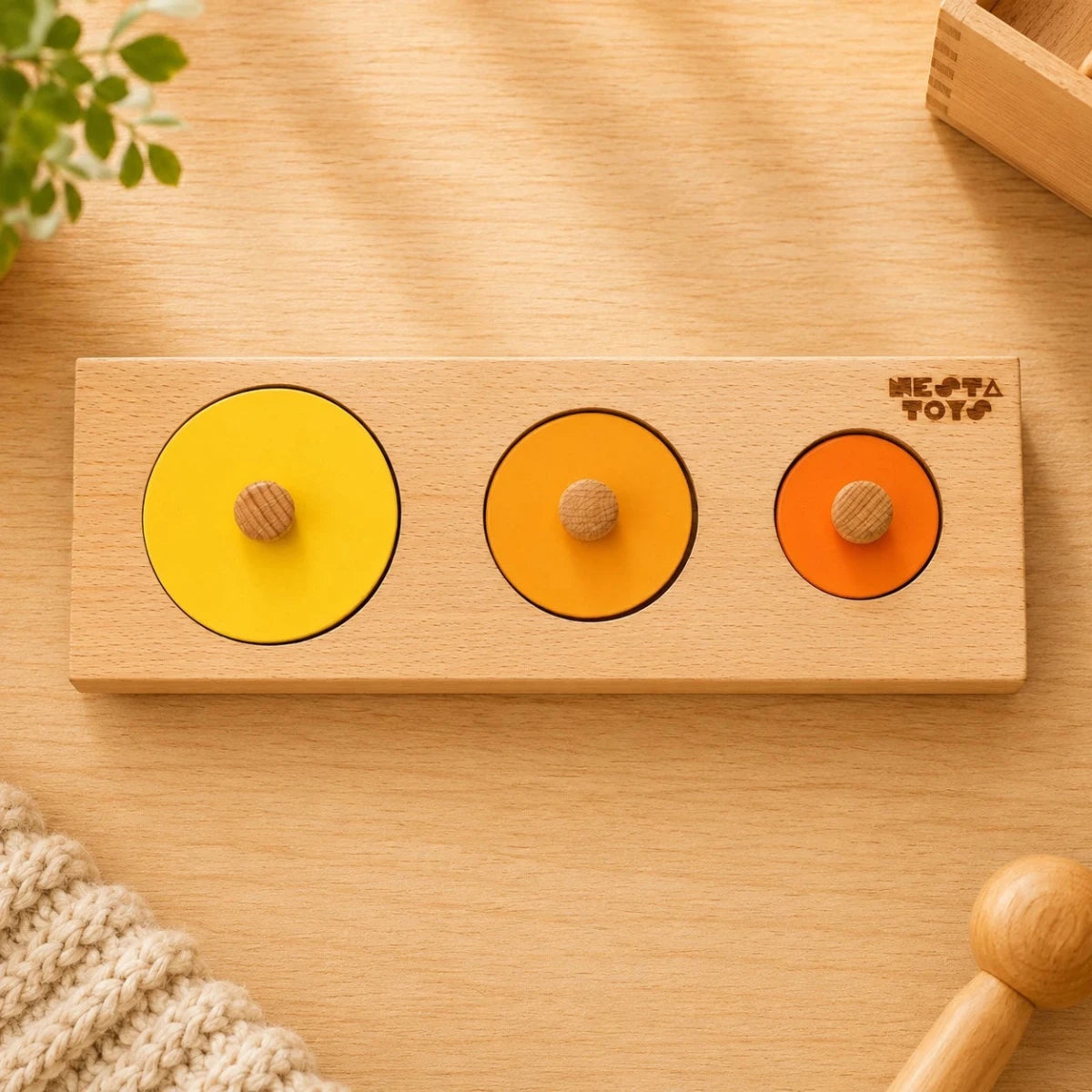 Montessori Circle Seriation Puzzle - NESTA TOYS