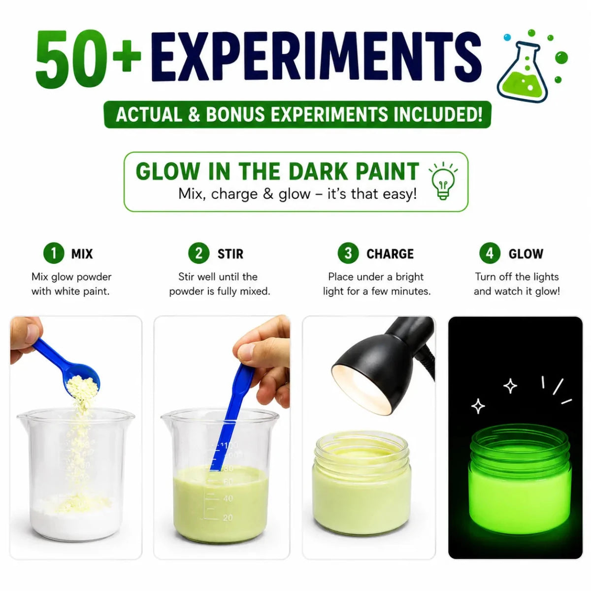 Glow in The Dark Lab Kit - NESTA TOYS