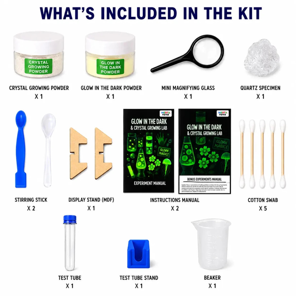 Glow in The Dark Lab Kit - NESTA TOYS