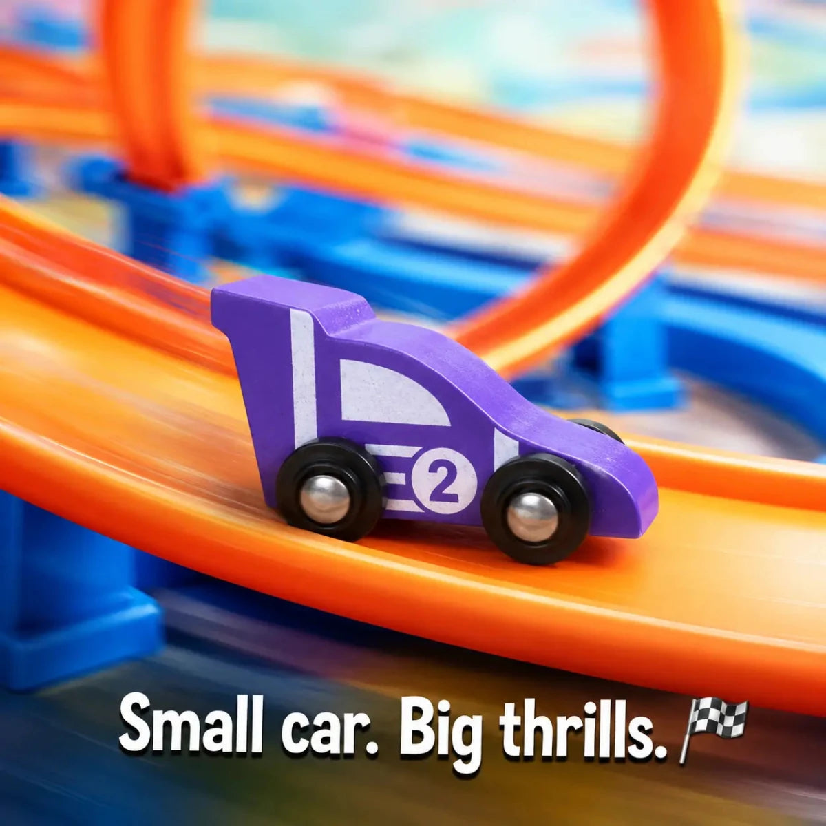 Wooden Car (6 Pcs) - NESTA TOYS
