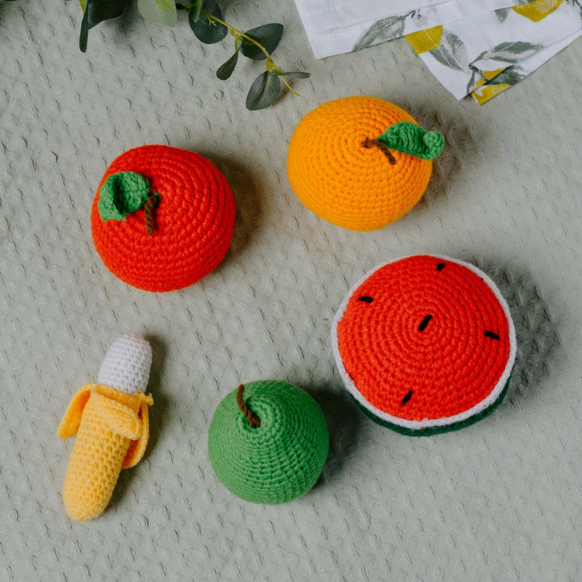 Crochet Fruit Toys | Play Food for Kids - NESTA TOYS