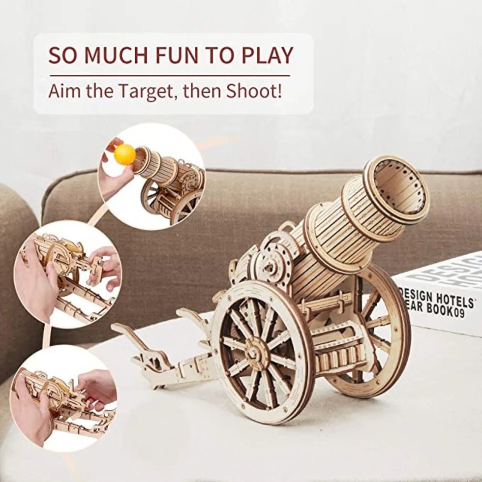 Medieval Wheeled Cannon (158 Pcs) - NESTA TOYS