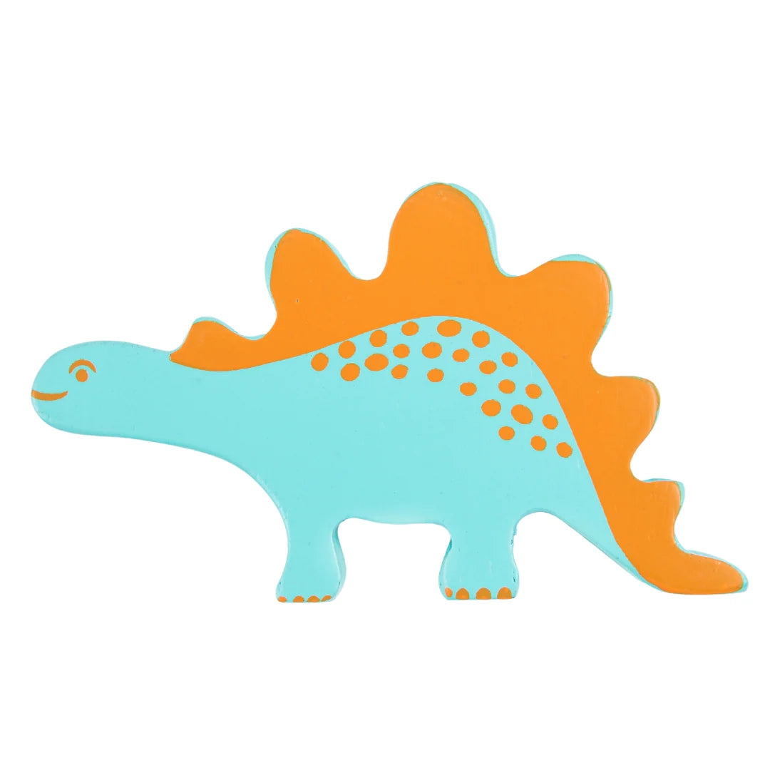 NESTA TOYS -  Wooden Dinosaur Building Blocks Toy (9 Pcs) - nestatoys