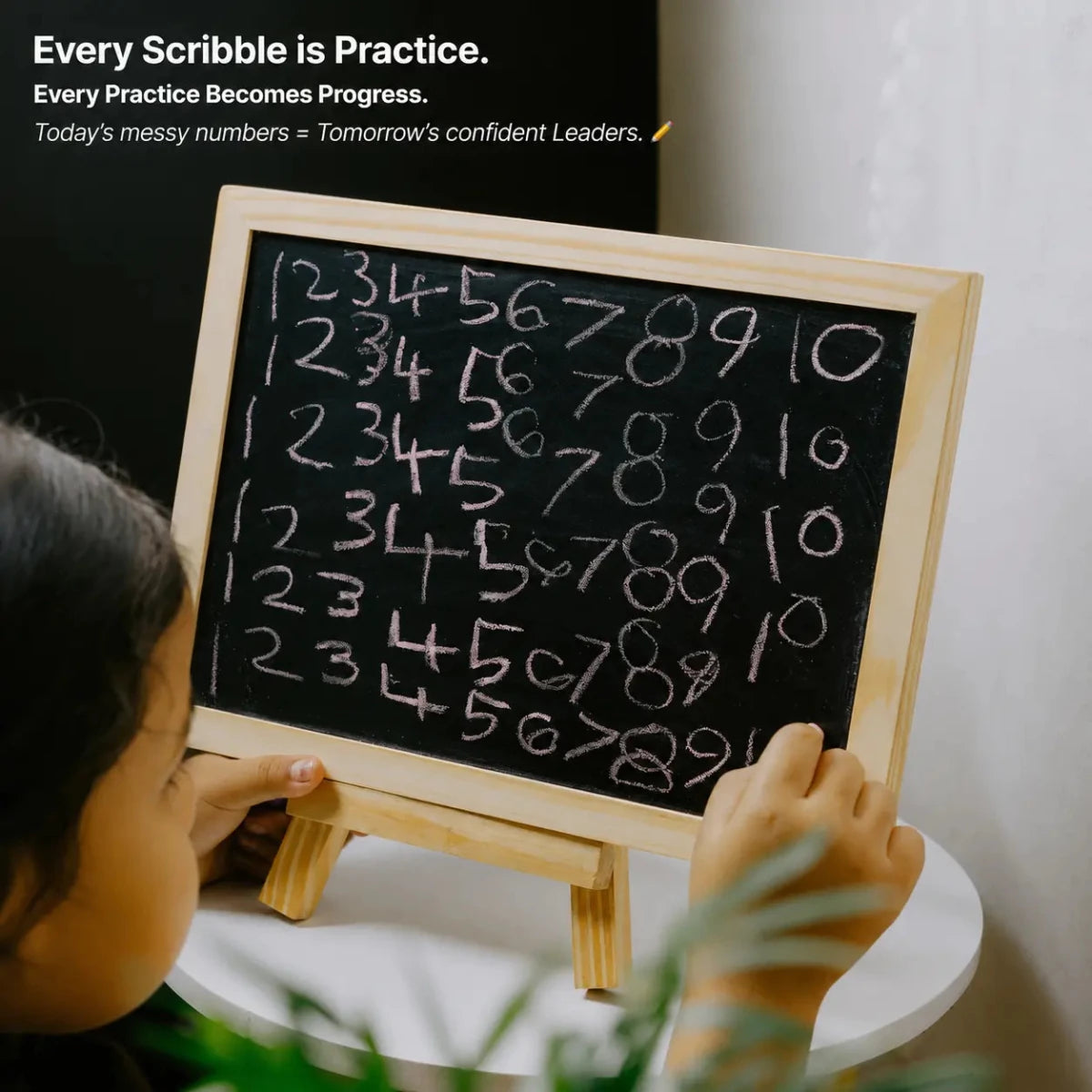 Double Sided Blackboard Slate | Pre - writing Toys for Kids - NESTA TOYS