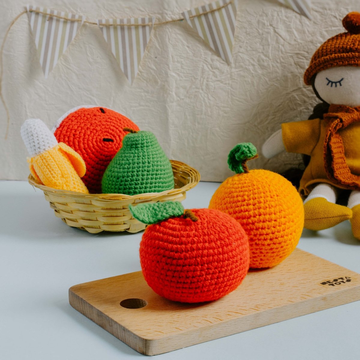 Crochet Fruit Toys | Play Food for Kids - NESTA TOYS