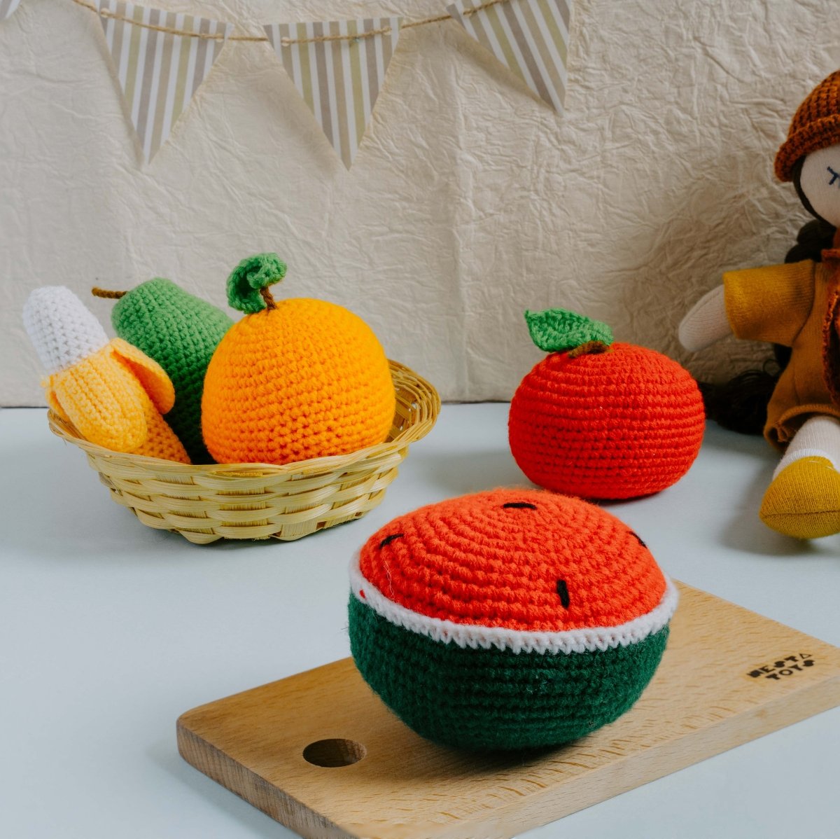 Crochet Fruit Toys | Play Food for Kids - NESTA TOYS