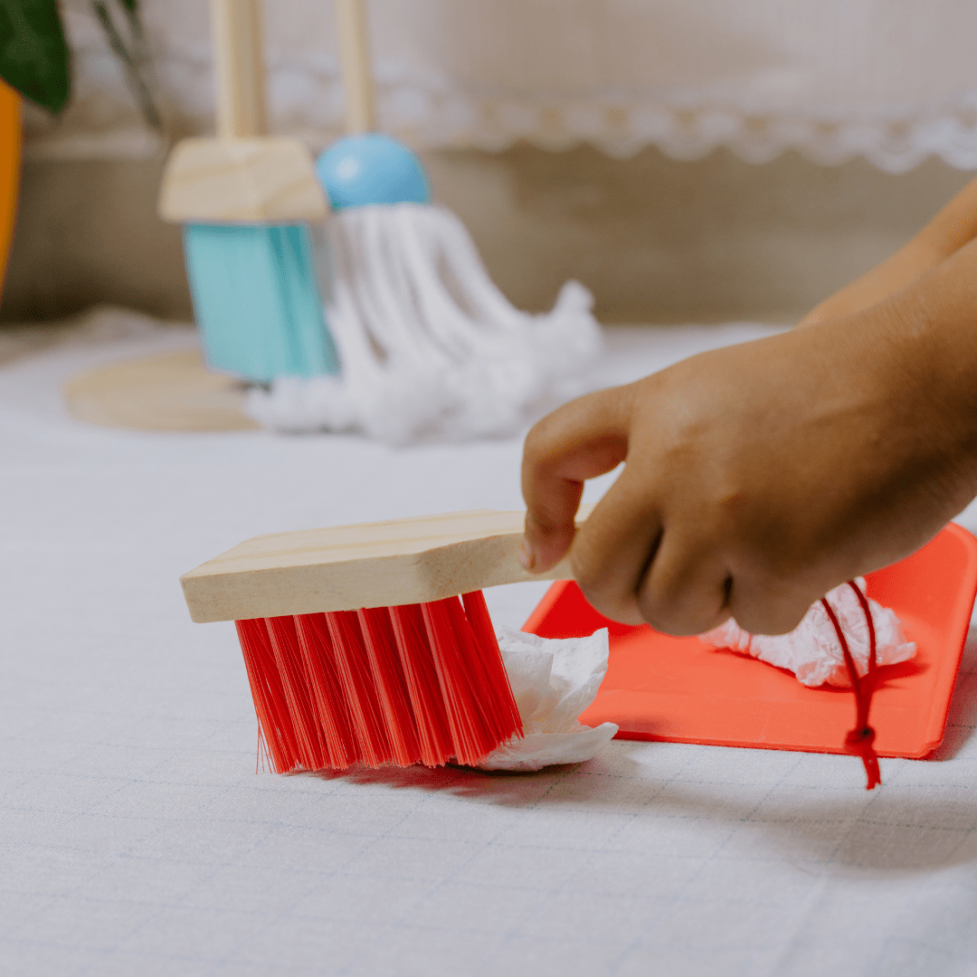 Wooden Cleaning Set Toy (6 Pcs) - NESTA TOYS