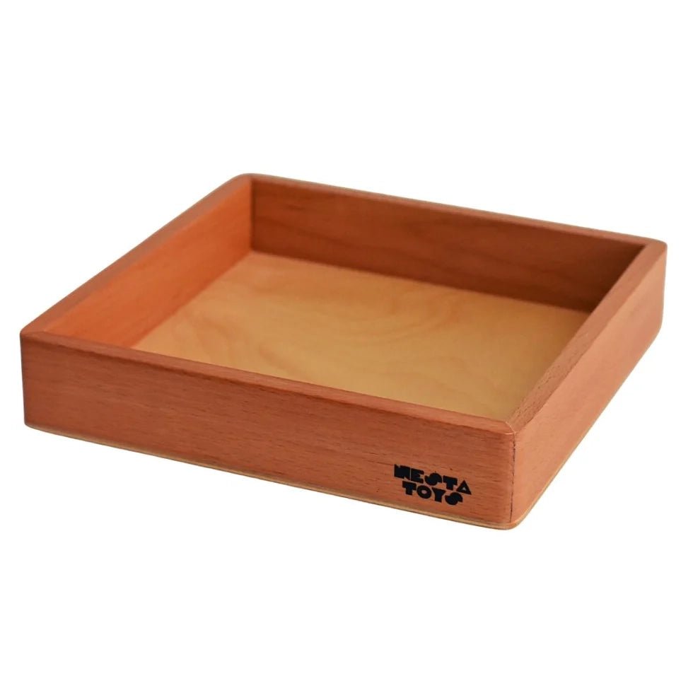Wooden Montessori Tray | Sand Writing & Sensory Learning Toy - NESTA TOYS