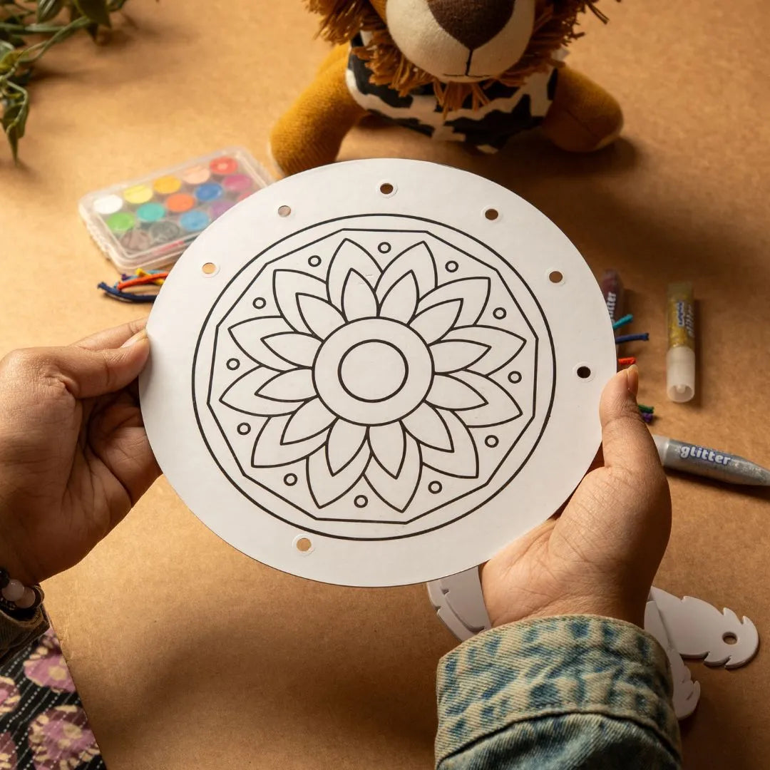 NESTA TOYS -Mandala art coloring activity for kids to boost creativity and focus