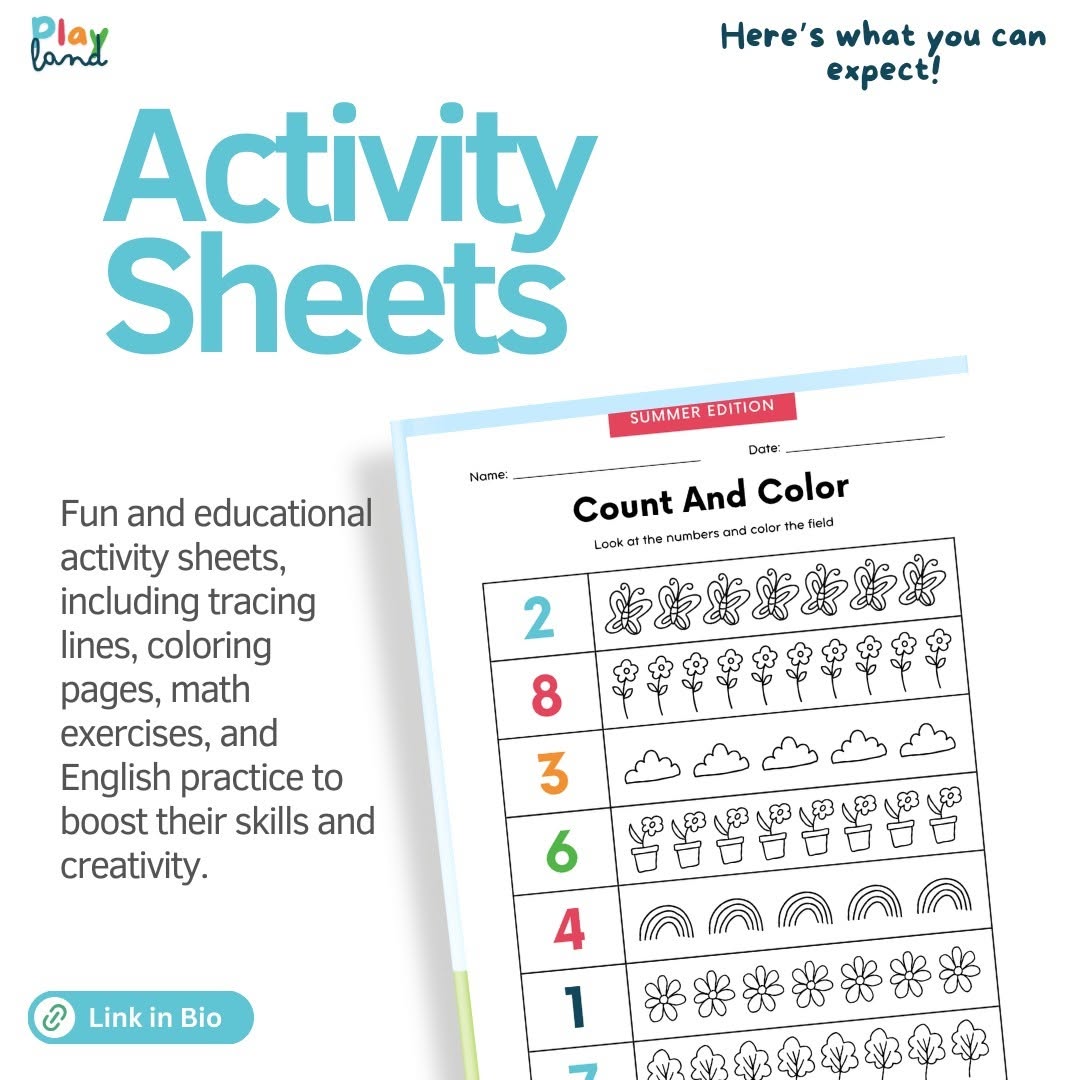 NESTA TOYS 1000+ Free Activity Sheets for Kids (Ages 2–12)
