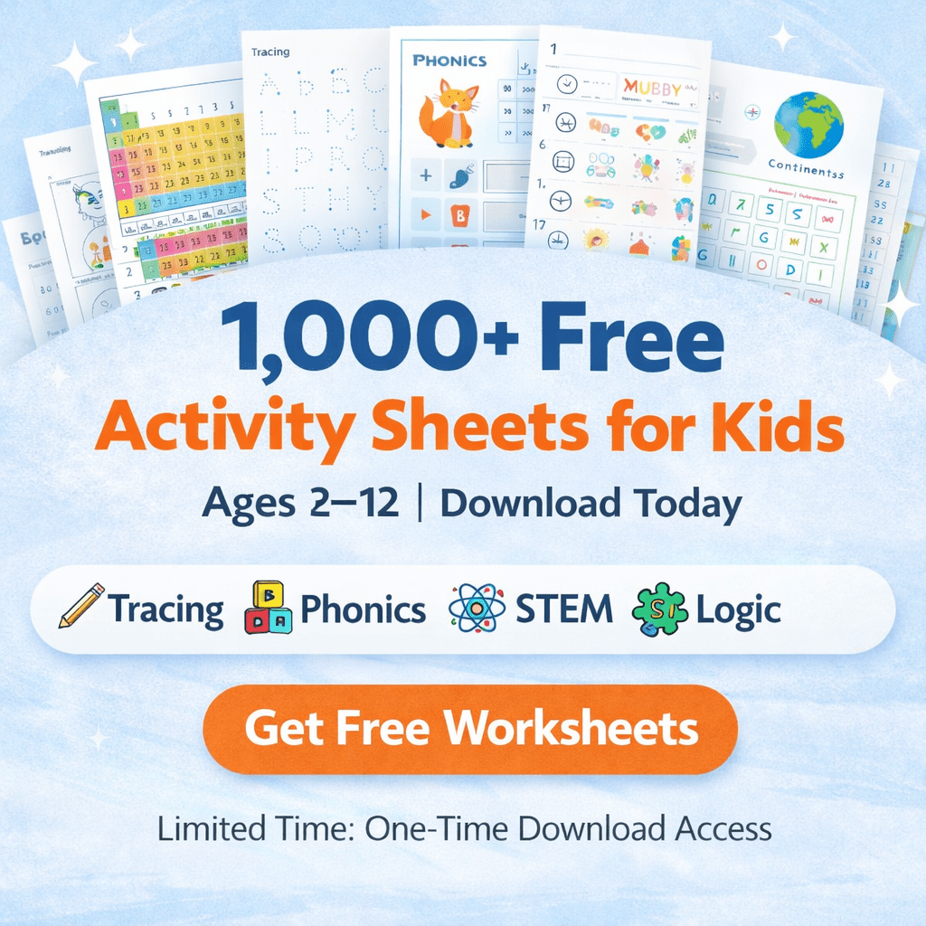 Busy Kids Mega Pack - 1000+ Educational Activity Sheets - NESTA TOYS