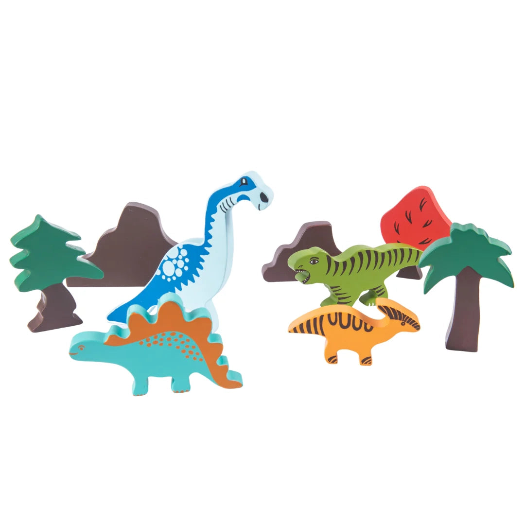 NESTA TOYS – Dinosaur Figure Toy Set (9 Pieces) Kids Learning Toy