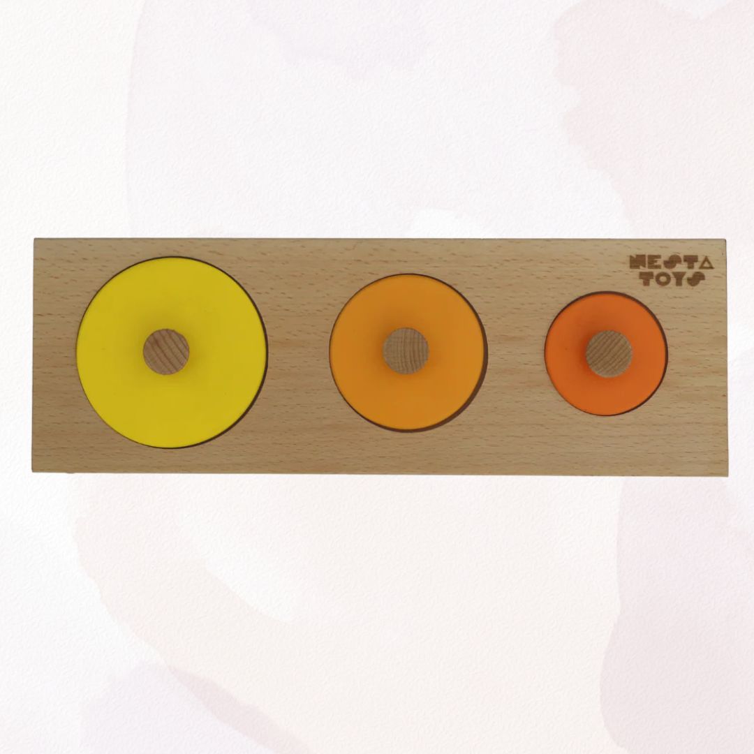 NESTA TOYS –Montessori Circle Seriation Puzzle