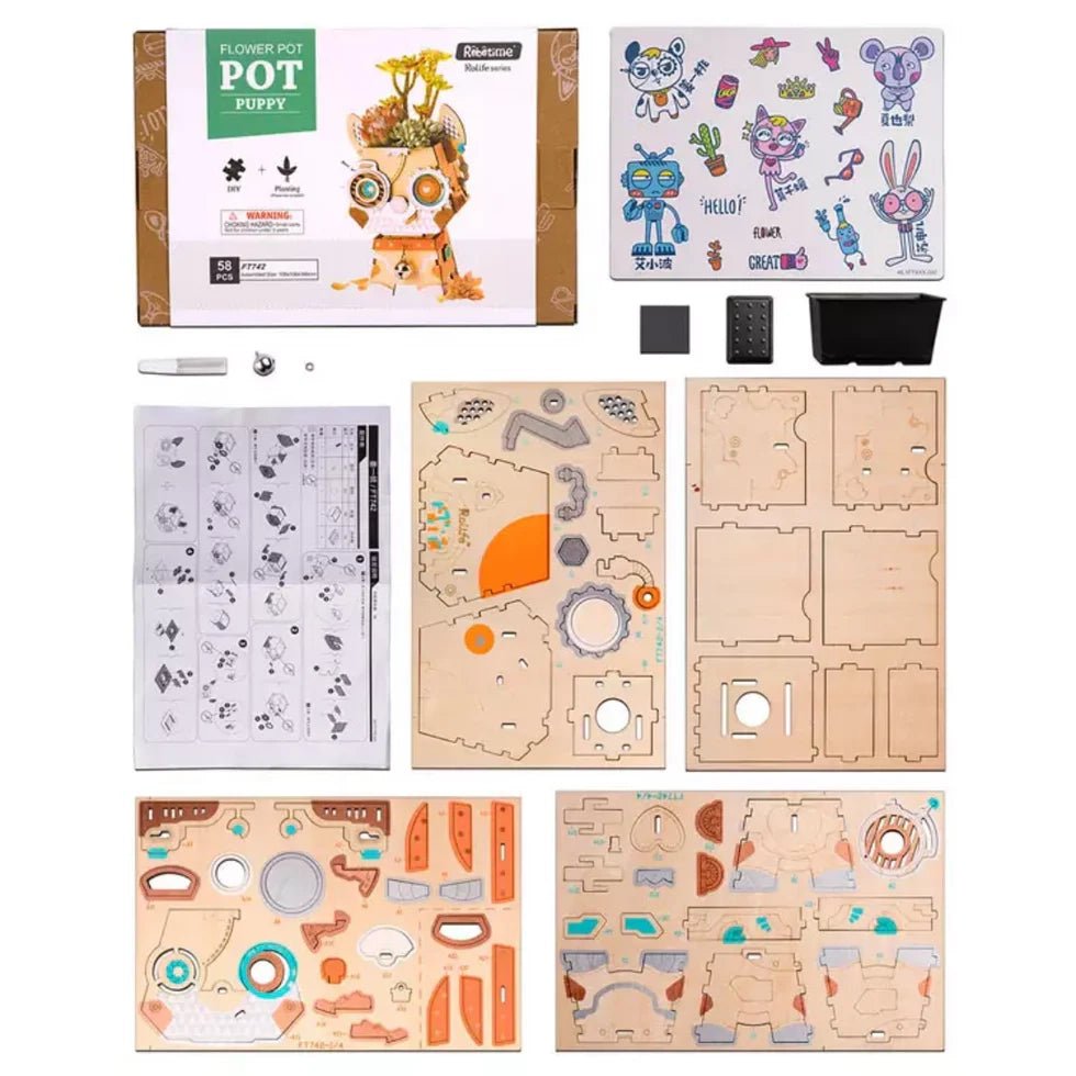 Pot Poppy (58 Pcs) - NESTA TOYS