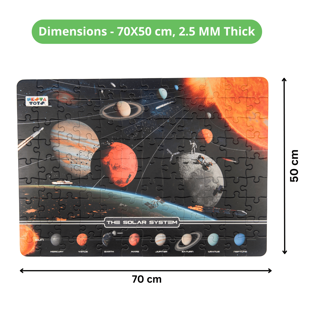 Solar System Jigsaw Puzzle (108 Jumbo Pieces) - NESTA TOYS