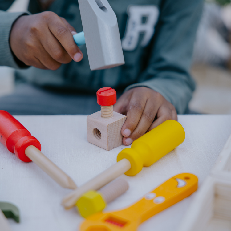 NESTA TOYS – Wooden Learning Tool Kit Toy for Kids