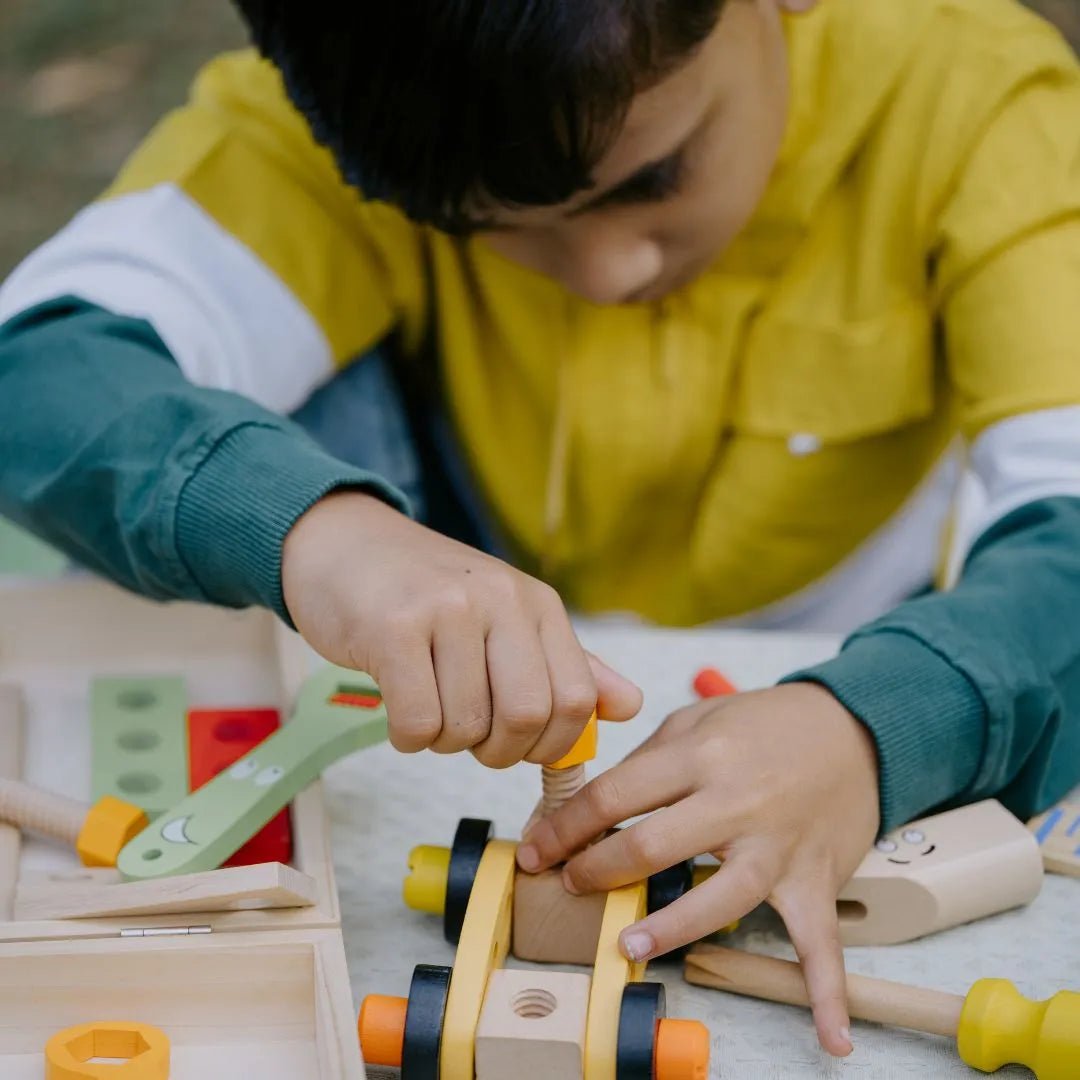 Wooden Tool Kit Without Box (39 Pcs) - NESTA TOYS