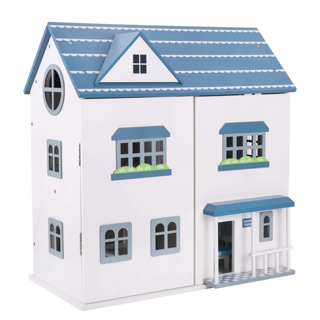 Wooden Dollhouse Toy - NESTA TOYS