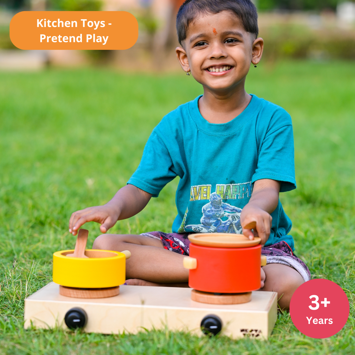 Wooden Gas Stove Toy - NESTA TOYS