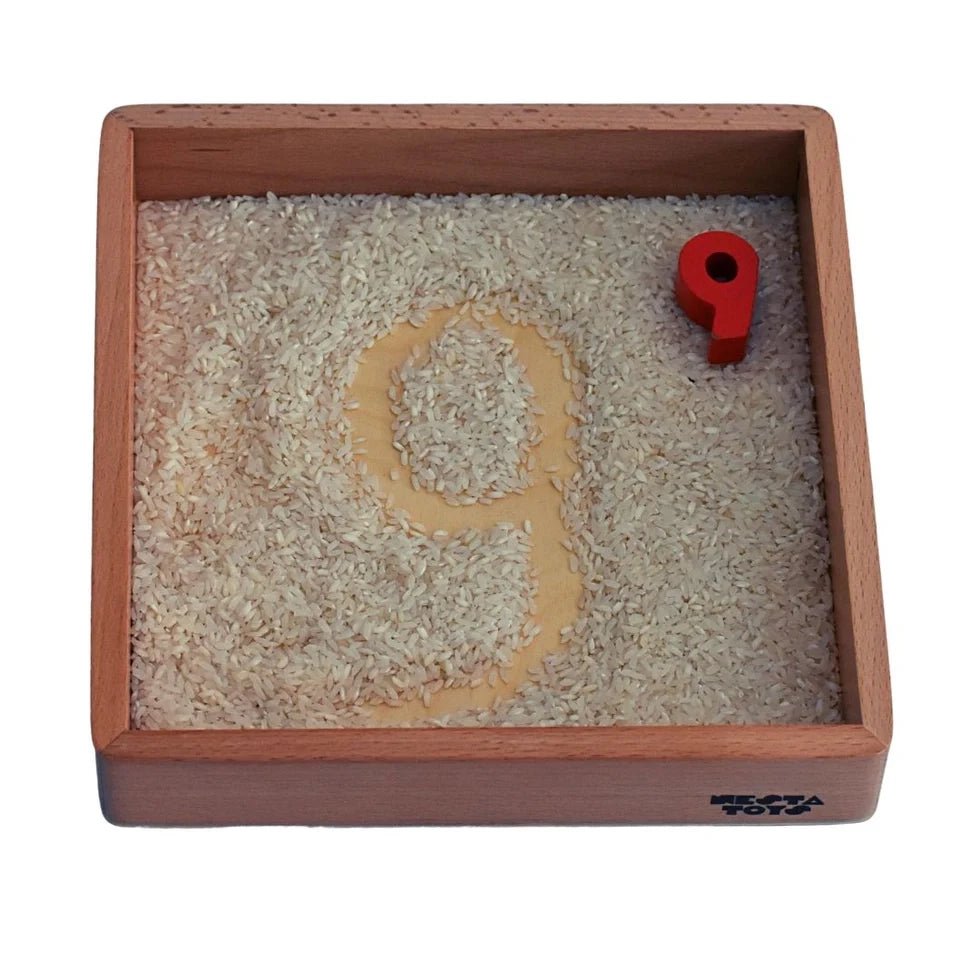 Wooden Montessori Tray | Sand Writing & Sensory Learning Toy - NESTA TOYS