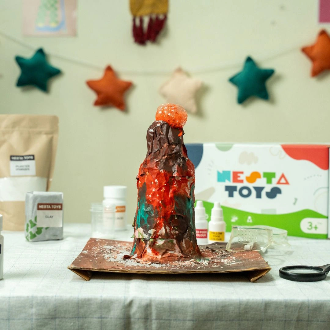NESTA TOYS – Ultimate Volcano Kit by Nesta Toys with all experiment materials
