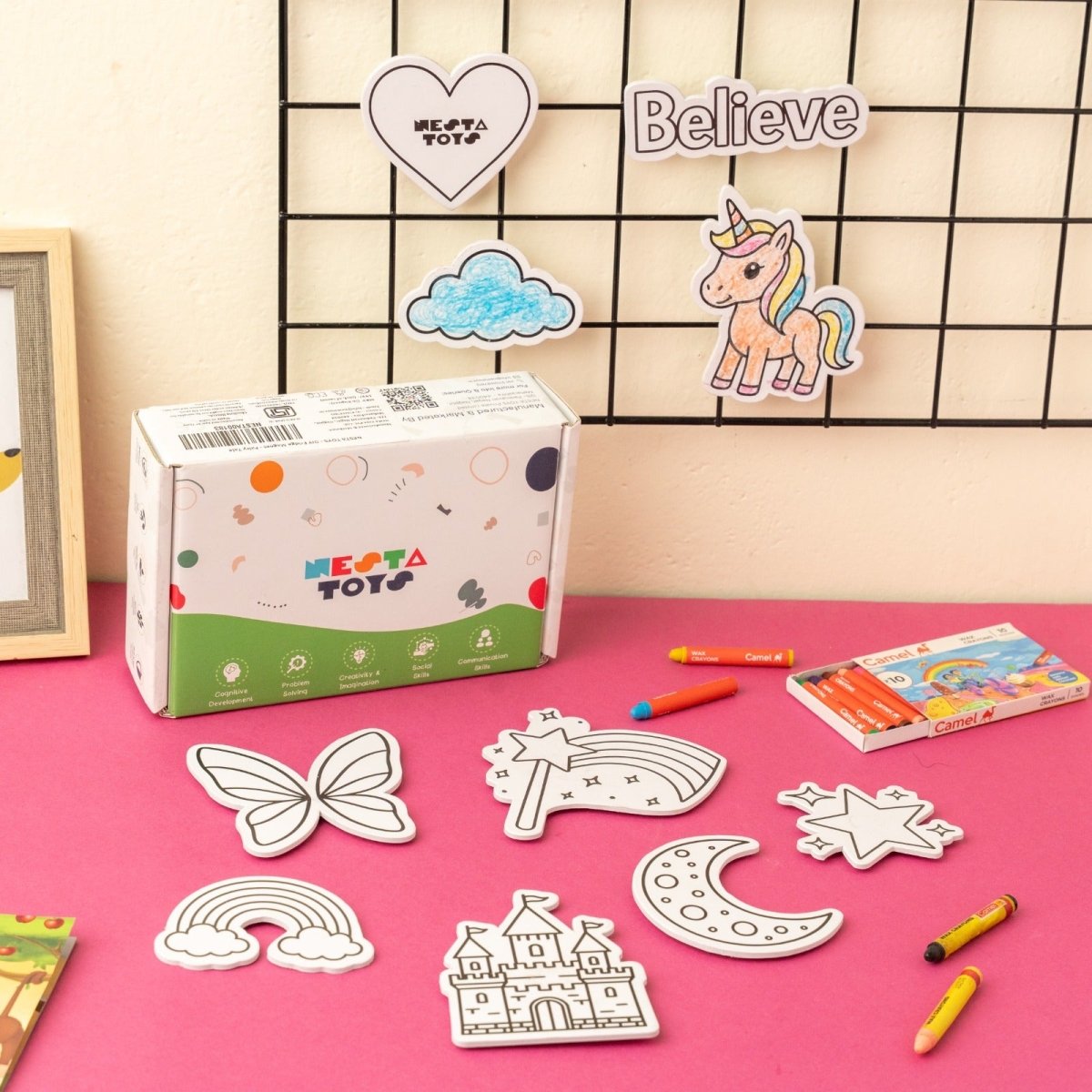 DIY Fridge Magnet - Unicorn - NESTA TOYS