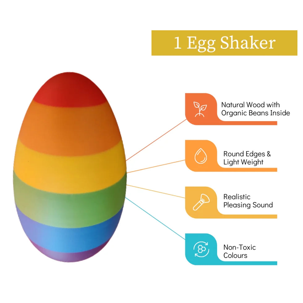 Sensory Toys for Kids - Sensory Bin Tools, Egg Shaker, Rainbow Blocks - nestatoys