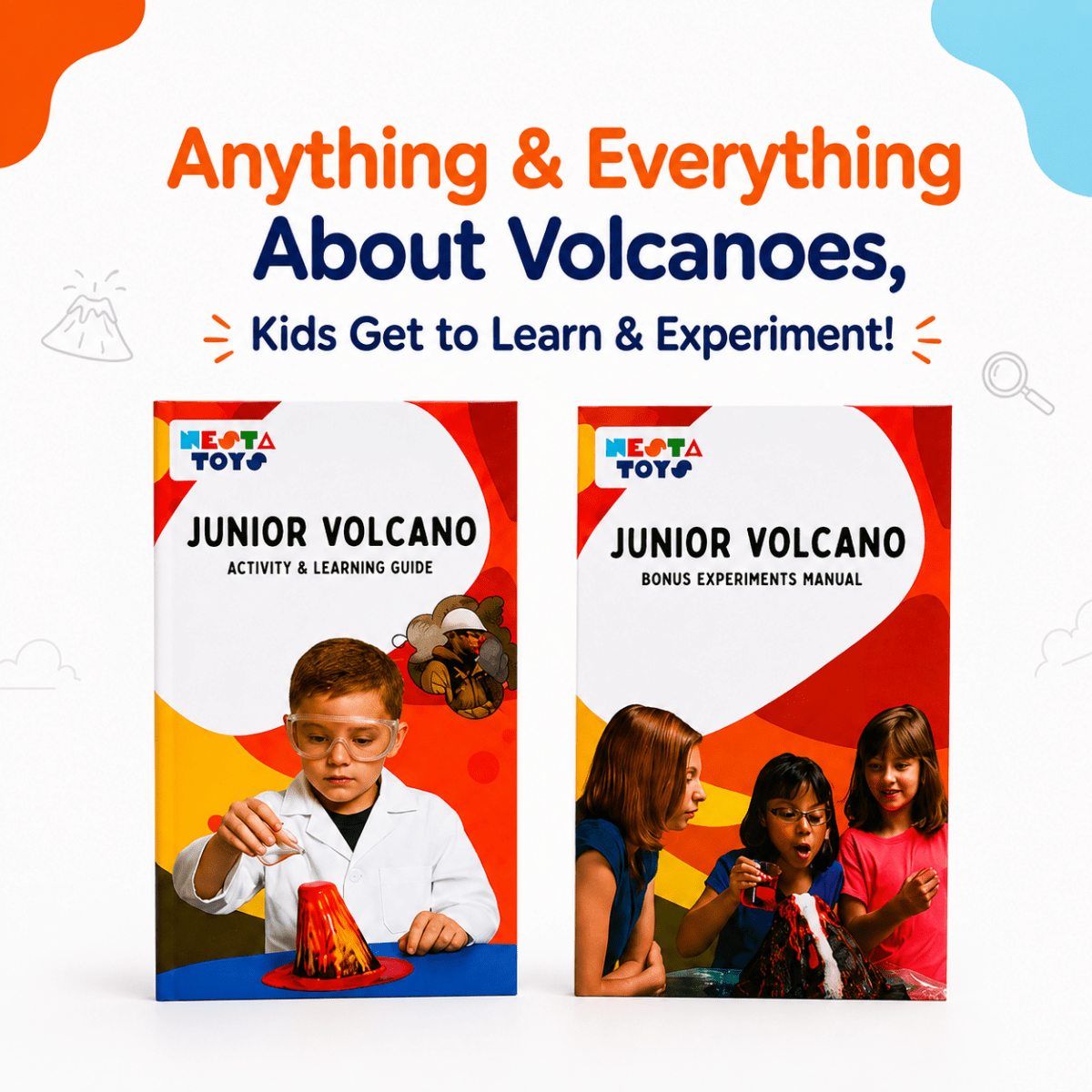 Volcano Kit – Hands-On Earth Science STEM Kit - NESTA TOYS