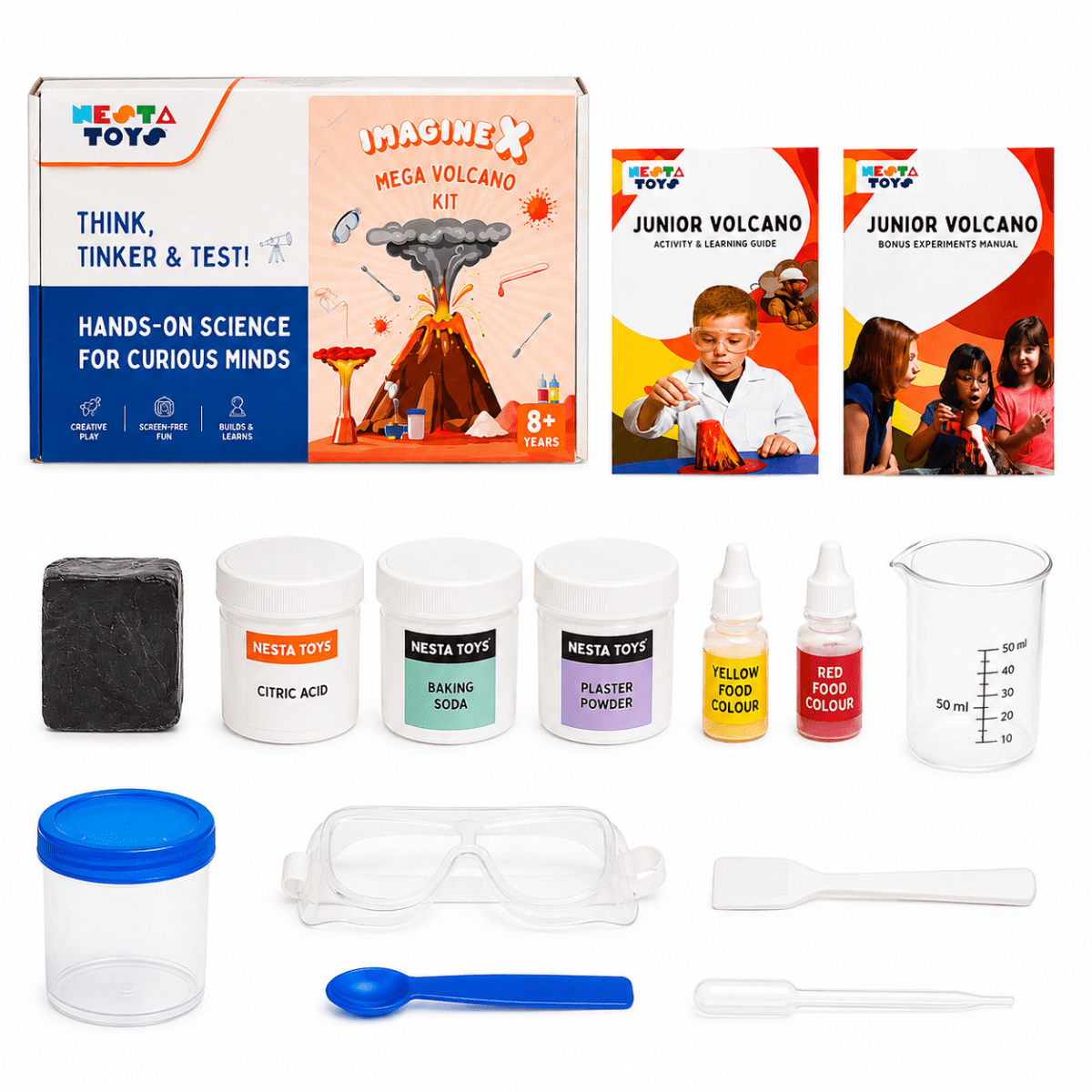 Volcano Kit – Hands-On Earth Science STEM Kit - NESTA TOYS