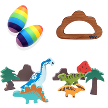 Load image into Gallery viewer, nesta toys, baby toys, toys for 1 year, toys for 2 year, animal toys, wooden toys, dinosaur toys, building blocks, toys for babies, gift for 1 year, gift for 2 year old 
