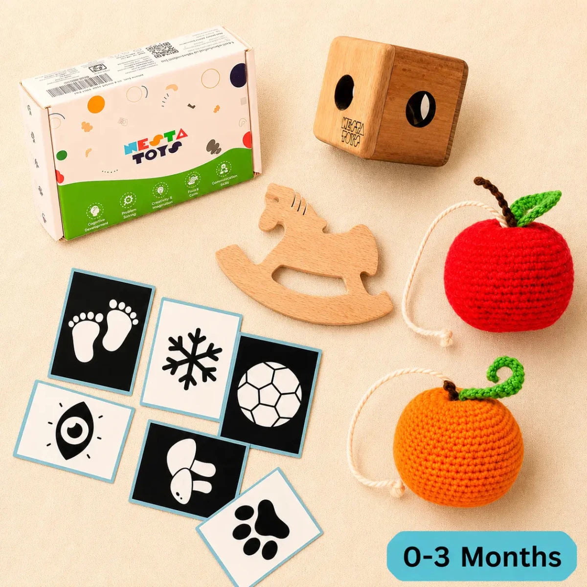 Newborn Development Kit for 0-3 Months (Level 1) - NESTA TOYS