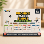 Phonics Flash Cards for Kids | Learn to Read, English Speaking & Vocabulary (60 Cards, 490 Words) | NESTA TOYS