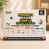 Phonics Flash Cards - Learn to Read in 20 Stages (60 cards, 480 Words)