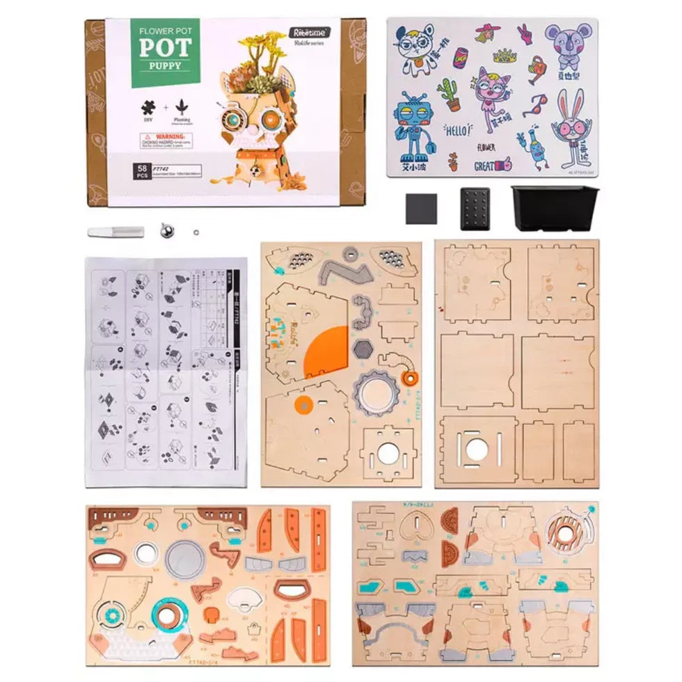 Pot Poppy (58 Pcs) - nestatoys