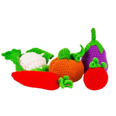 Crochet Fruits & Vegetable Toys, Play Food for Kids, baby toys, kitchen toys, crochet toys, nesta toys, montessori toys, pretend play toys, play Food, play Fruits, play vegetables