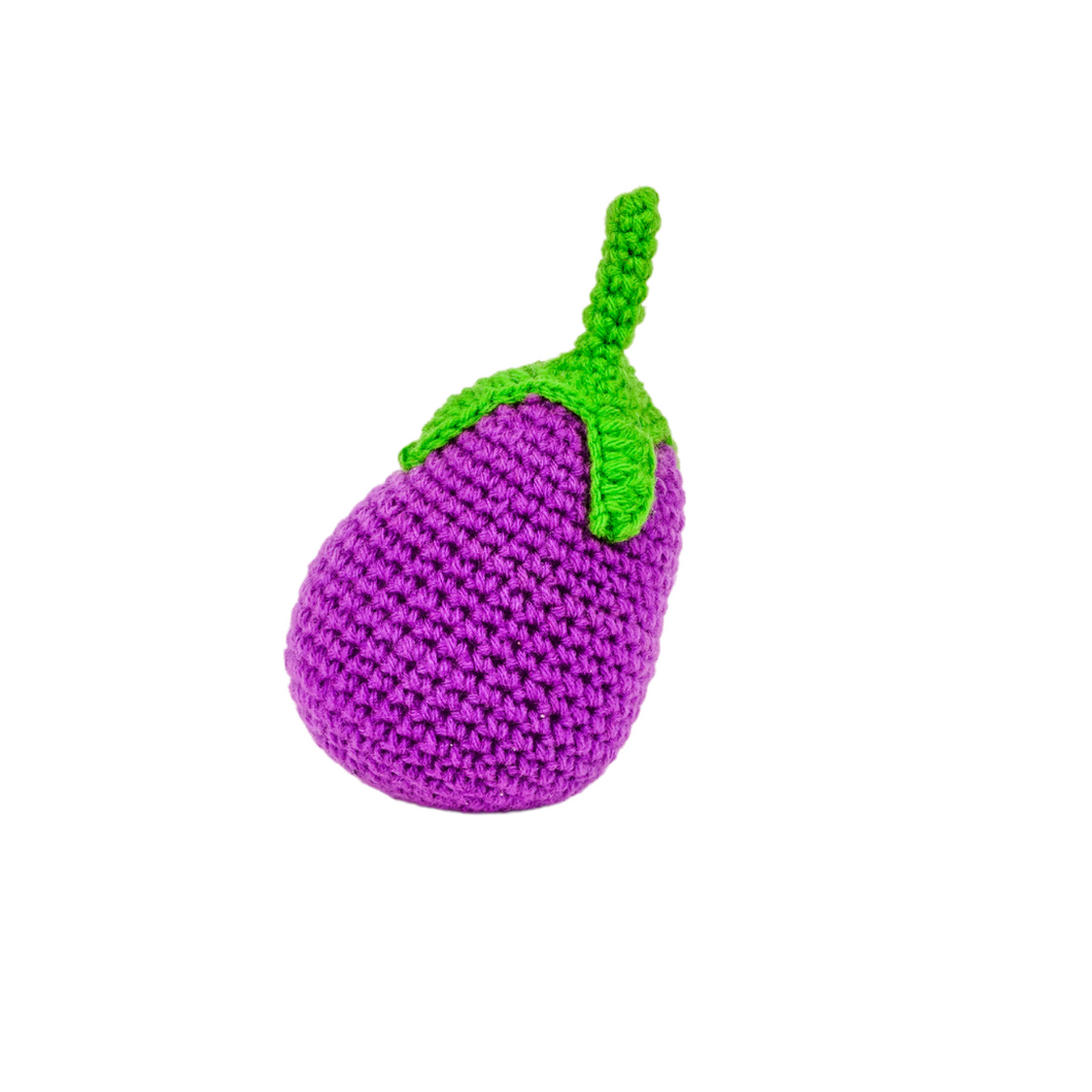 Crochet Brinjal Vegetable Toys