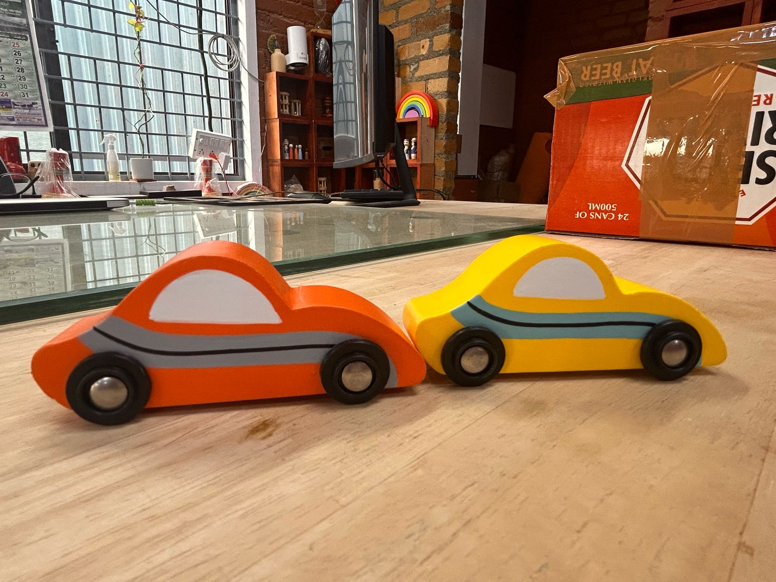NESTA TOYS - Wooden Car (6 Pcs)