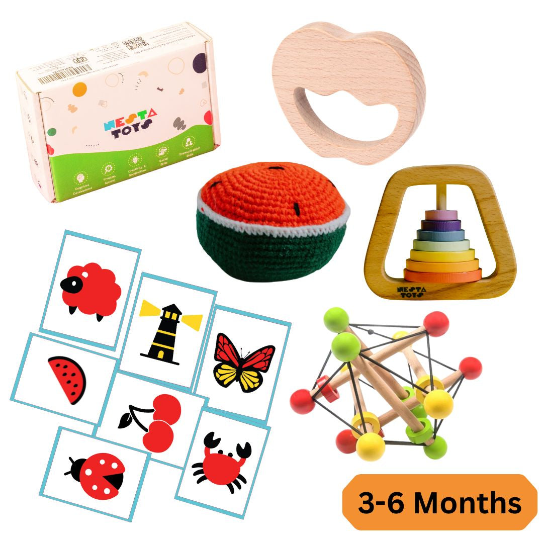 Sensory Explorer Play Kit for 3-6 Months Babies (Level 2)