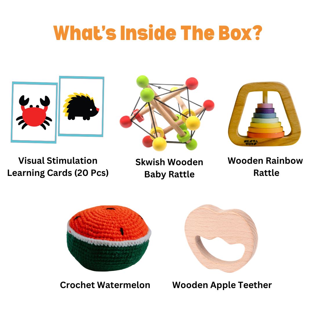 Sensory Explorer Play Kit for 3-6 Months Babies (Level 2)