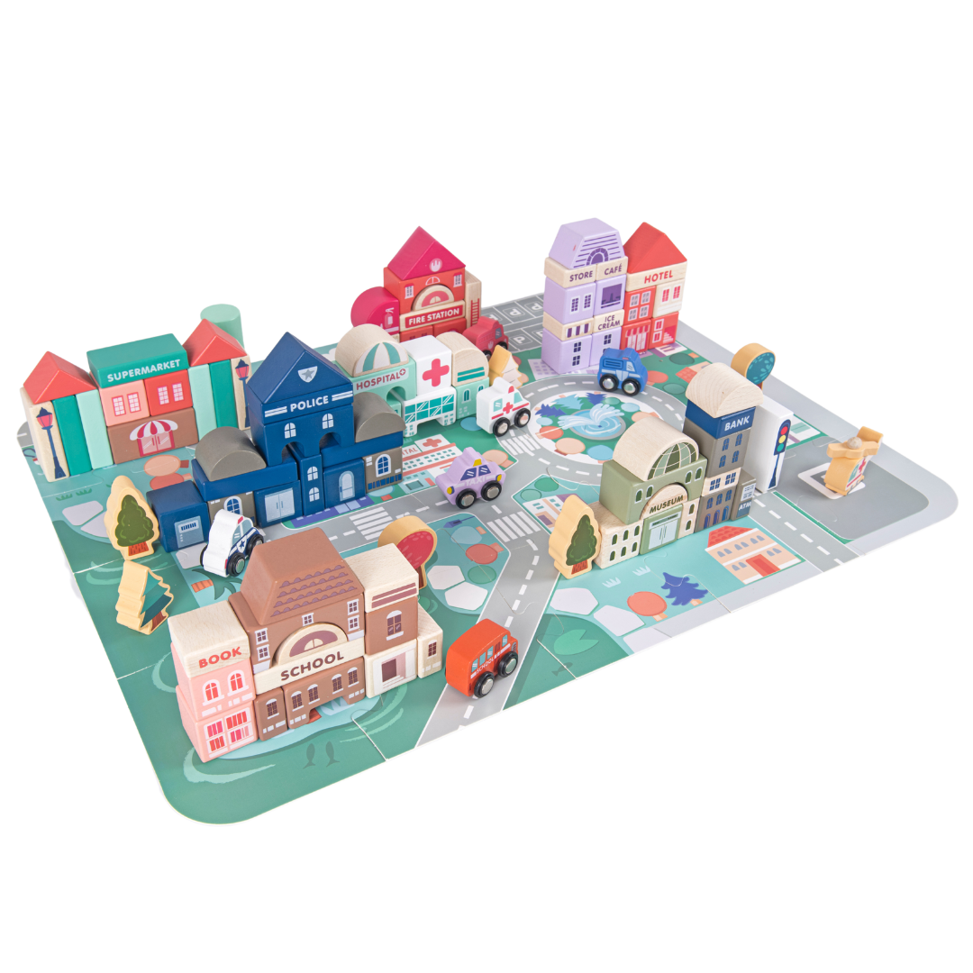 Wooden Building Blocks, Stacking Educational Toys , Nesta Toys, wooden puzzles, early learning toys, buy toys online, buy building blocks online, montessori toys, channapatna toys, nesta toys