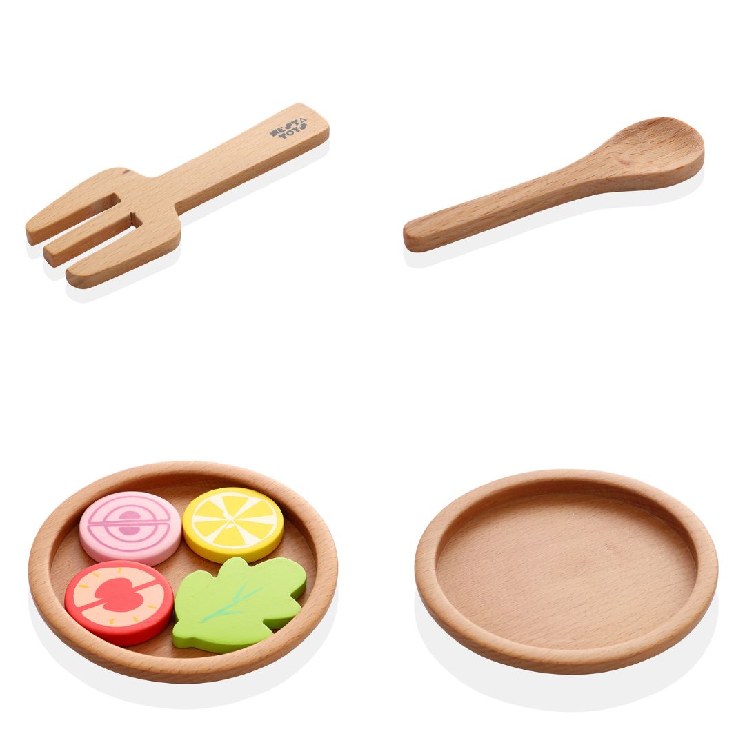 Nesta toys, pretend play, role play toys, wooden toys, made in india toys, buy toys online, kitchen toys for kids, play food, cooking toys, wooden cooking toy, cooking set for kids, gift ideas for kids, toys for toddlers, play food, vegetable toy, fruit toy, food toy, Channapatna toys, toy manufacturer