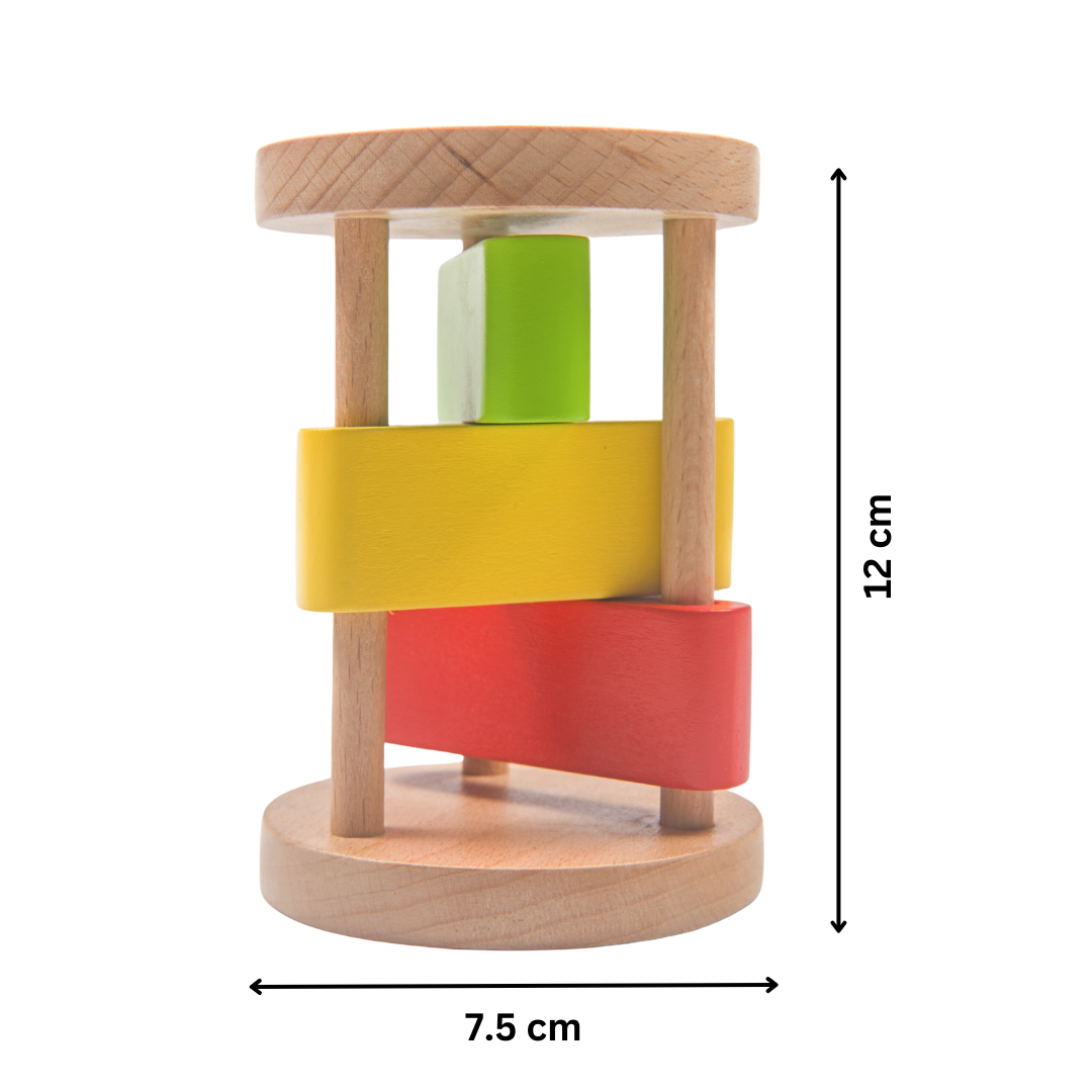 Wooden Clacker Toy, Rattle for Babies, baby teether, wooden rattle, wooden learning toy, baby toys, montessori toys, rainbow toys, nesta toys