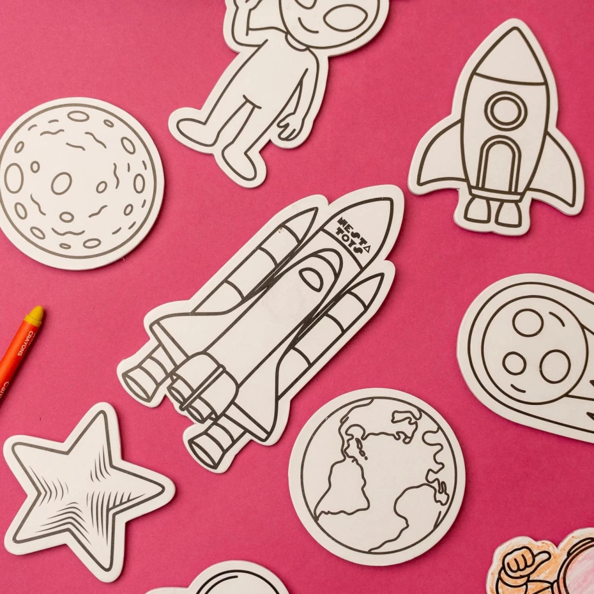 DIY Fridge Magnet - Space - NESTA TOYS