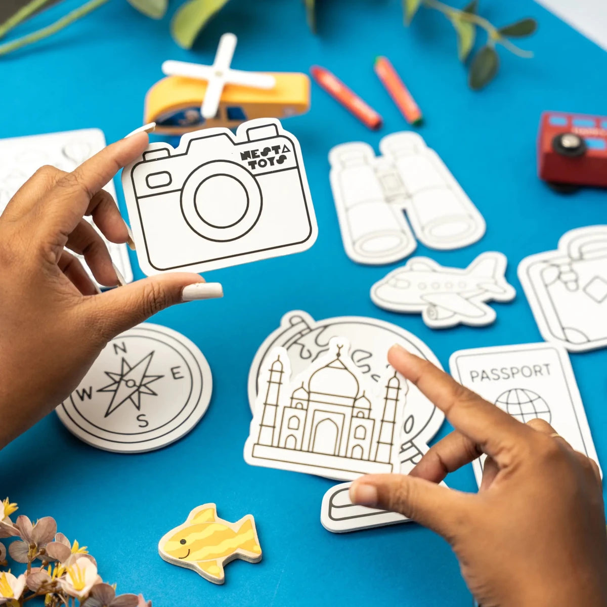 DIY Fridge Magnet - World Explorer - NESTA TOYS