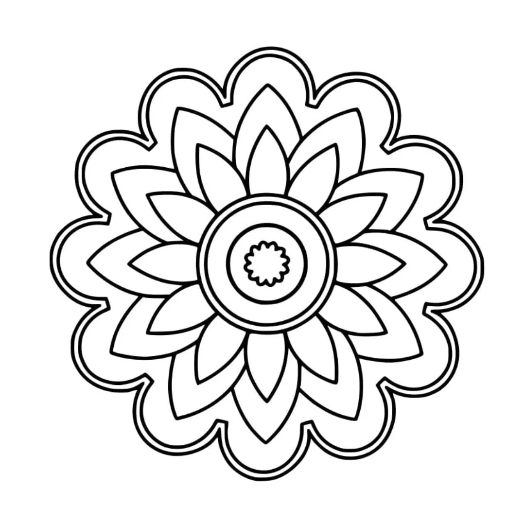 DIY Fridge Magnet - Mandala Art