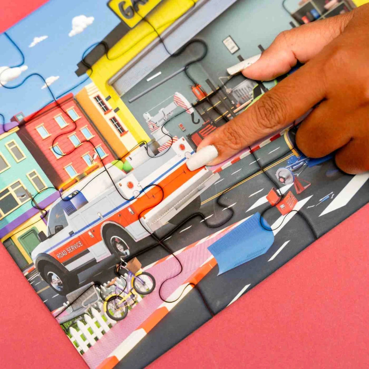4 in 1 Jigsaw Puzzle - Emergency Vehicles (9 Pcs - 20 Pcs) - NESTA TOYS