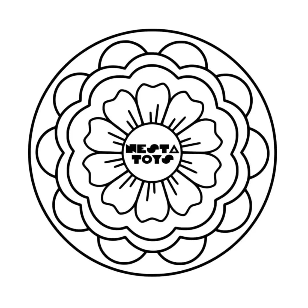 DIY Fridge Magnet - Mandala Art