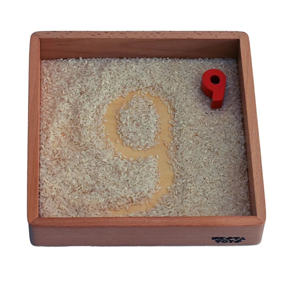 Wooden Montessori Tray | Sand Writing & Sensory Learning Toy - nestatoys