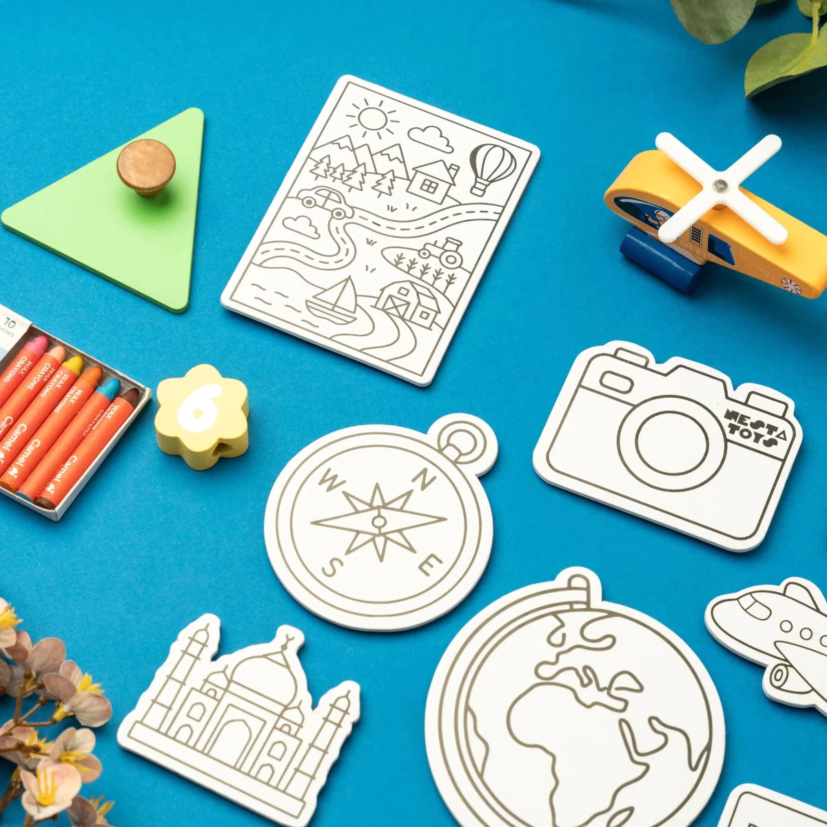 DIY Fridge Magnet - World Explorer - NESTA TOYS